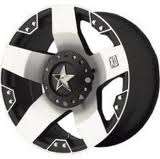 XD Rockstar 18x9 Black and Machined Wheels  