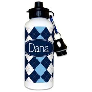  Devora Designs   Water Bottles (Blue Argyle) Sports 