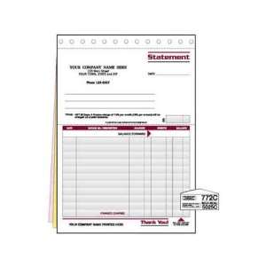   form   Manual statement form with finance charge.