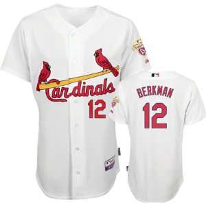 St. Louis Cardinals Authentic Lance Berkman Home Cool Base Jersey w 