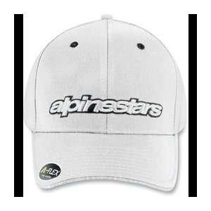  Alpinestars Blessed Flexfit Hat , Color White, Size Sm 