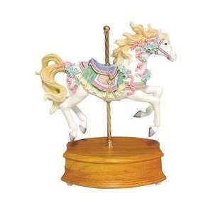   and Stars Musical Animated Carousel Horse with Beautiful Bright Colors