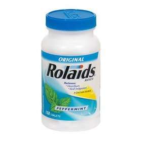  Rolaids Antacid Tablets Peppermint 150 count Bottle 