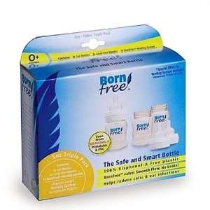  Born Free TWO 3 Packs BPA Free 5 oz Plastic Bottles 