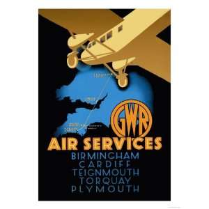  Gwr Air Services Giclee Poster Print by Ralph, 12x16