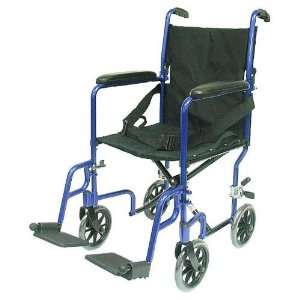  Karman Healthcare LT 2019 BL Transport Wheelchair Blue 
