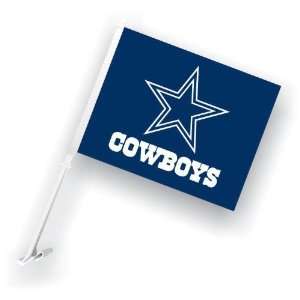   : 98903   Dallas Cowboys Car Flag W/Wall Brackett: Sports & Outdoors