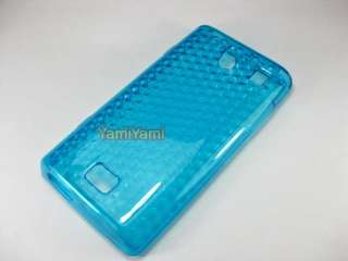 Plastic Soft Rhomb Skin Cover Case Guard For Samsung Omnia 7 i8700 