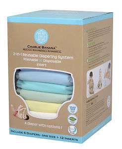 Cloth Diapers Charlie Banana 2 in 1 One Size Pastels  
