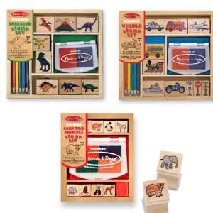   Set, Baby Zoo Animals, Vehicles, Dinosaur, & Stickers Toys & Games