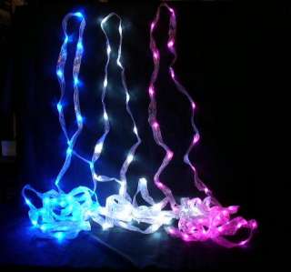 LED BATTERY Ribbon Light BLUE Fairy/String 14 ft.  
