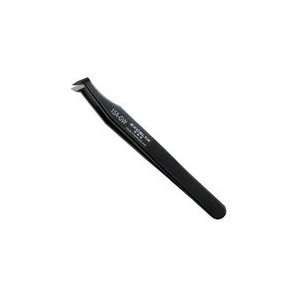 Style 15A GW Swiss Tweezers with Angulated Head and Flat Blades, 4 1/2 