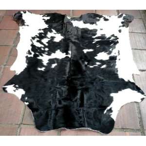  Black and White Cowhide Rug  Area Rug NEW: Home & Kitchen