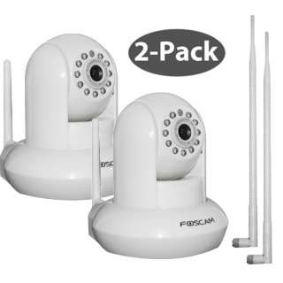 Foscam FI8910W White w/ 9dbi Antenna 2 PACK Free Phone Support & 2 