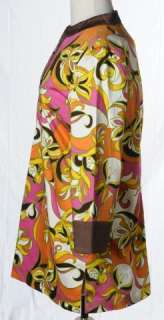 Lilly Pulitzer Multicolor Psychadelic Butterfly Print Groovy Mod Dress 