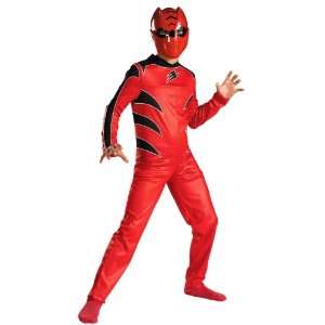  Red Jungle Fury Power Rangers Costume/Power Rangers 