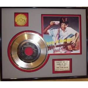  Gold Record Outlet Paul McCartney 24kt Gold Record Framed 