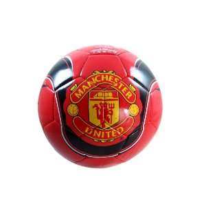  MUFC (MANCHESTER UNITED FC) SIZE 5 SOCCER BALL   RED 