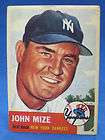 John Mize New York Yankees   1953 Topps #77   Very Good