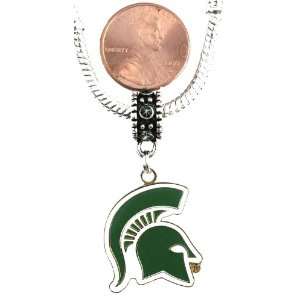 Michigan State University MSU Spartans Charm with Connector Fits Most 