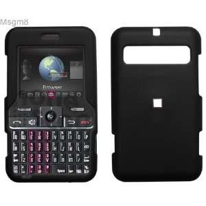  MSGM8 BLACK RUBBERIZED HARD PROTECTOR CASE: Cell Phones 