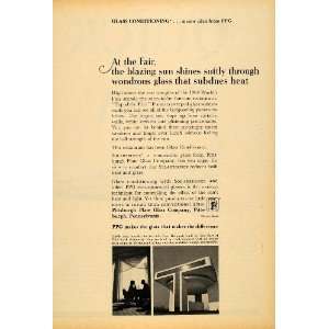   Glass Co. World Fair Heliport   Original Print Ad