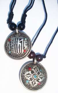 Tibet Om Kalachakra Dorje Mandala Pendant Yoga Jewelry  