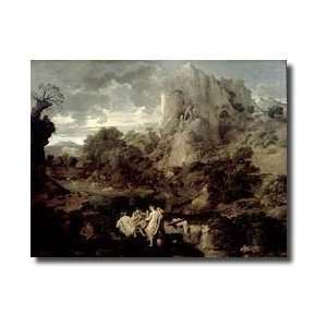 Landscape With Hercules And Cacus C1656 Giclee Print 