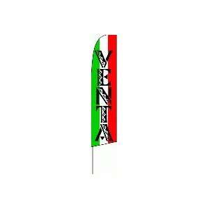  Venta Feather Flag (11.5 x 2.5 Feet) Patio, Lawn & Garden