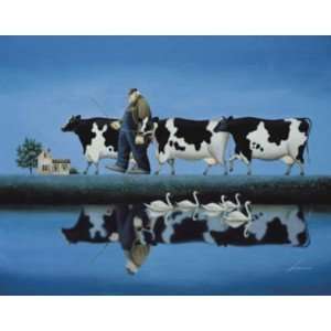 Delta Cows   Lowell Herrero 17x13