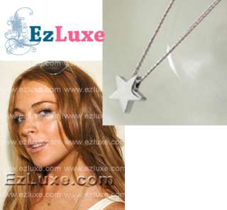 hollywood star Lindsay little Mini Star Necklace SILVER  