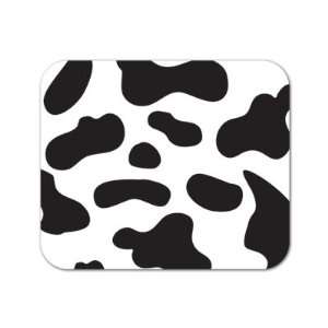  Cow Print   White and Black Mousepad Mouse Pad