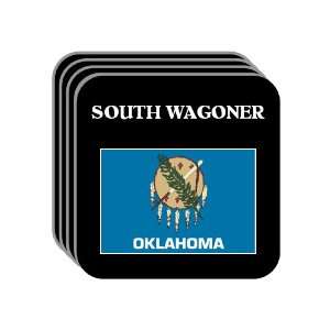  US State Flag   SOUTH WAGONER, Oklahoma (OK) Set of 4 Mini 