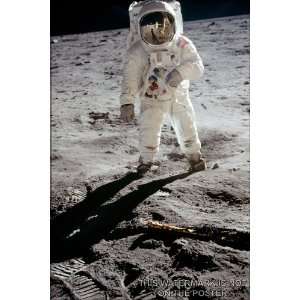  Astronaut on the Moon   24x36 Poster 