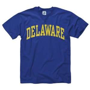  Delaware Fightin Blue Hens Royal Arch T Shirt: Sports 