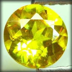 60 CT. NATURAL ROUND MULTI COLOR YELLOW GREEN SPHENE  