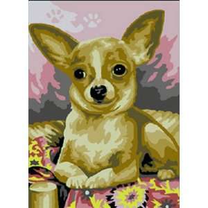  CHIHUAHUA NEEDLEPOINT DESIGN Arts, Crafts & Sewing