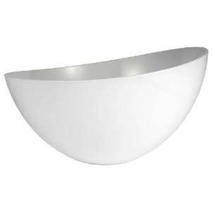  Zak Designs White 12 Inch Large Serving Bowl: Kitchen 