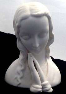 70s Goebel White Porcelain Praying Madonna West Germany  