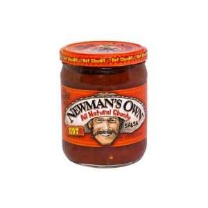 Newmans Own, Salsa Hot, 16 OZ (Pack of Grocery & Gourmet Food