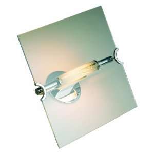   Light Large Wall Sconce, Platinum Screen/Clear