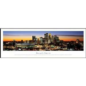  Minneapolis, Minnesota   Panoramic Print   Framed Poster 