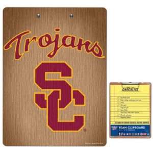  USC TROJANS OFFICIAL LOGO CLIPBOARD: Sports & Outdoors