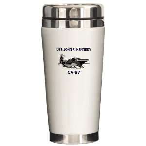  USS KENNEDY Military Ceramic Travel Mug by 