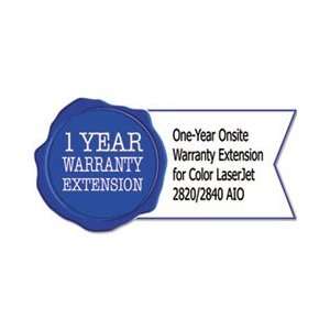 UA346PE One Year Onsite Warranty Extension for Color LaserJet 2820/284