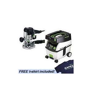  Festool OF 1010 EQ Router + CT Midi Dust Extractor Package 