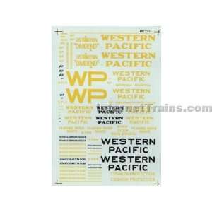  Microscale HO Scale Freight Cars Decal Set   Western 