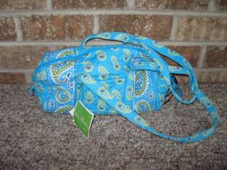 Vera Bradley Bermuda Blue Handbag   Brand New with tags 647350100457 