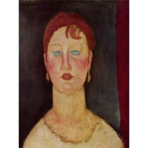 Oil Painting The Singer from Nice Amedeo Modigliani Hand 