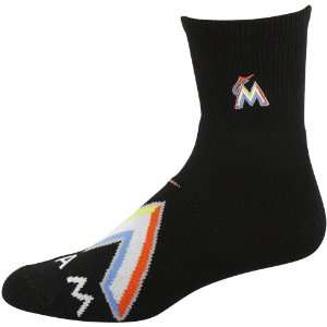  MLB Miami Marlins 2012 Big Logo Sock   Black Sports 